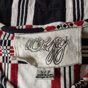 Ace&Jig Reversible Vest with belt in Geo